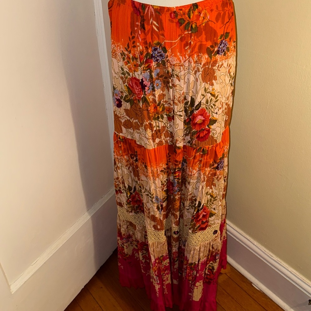 Forbidden maxi skirt size large